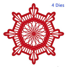 Load image into Gallery viewer, Creative Expressions - Festive Collection Art Deco Dies -  Snowflake. Craft Dies by Sue Wilson are an elegant collection of high quality steel designs designed to co-ordinate with each other. Size approx. 3.5" x 3.5". Available at Embellish Away located in Bowmanville Ontario Canada.
