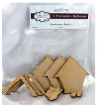 Load image into Gallery viewer, Creative Expressions - MDF - In The Garden Birdhouse. These lovely MDF birdhouses can be decorated with a variety of mediums from paint to paper or other mixed media techniques.  Each item can be personalized with paint, emulsions, acrylics, decoupage, stamps, or even glazed with ultra thick embossing powder! Available in Bowmanville Ontario Canada
