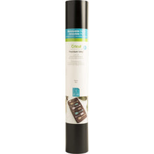 Load image into Gallery viewer, Cricut - Vinyl 12"X48" Roll - Black. Ideal for making removable decals, labels, home decor, media covers and other DIY projects! Cut intricate images that adhere but leave behind no stubborn residue. This package contains one 12x48 inch roll of vinyl. Imported. Available at Embellish Away located in Bowmanville Ontario Canada.
