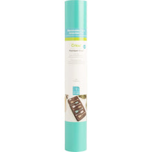 Load image into Gallery viewer, Cricut - Vinyl 12"X48" Roll - Teal. Ideal for making removable decals, labels, home decor, media covers and other DIY projects! Cut intricate images that adhere but leave behind no stubborn residue. This package contains one 12x48 inch roll of vinyl. Imported. Available at Embellish Away located in Bowmanville Ontario Canada.
