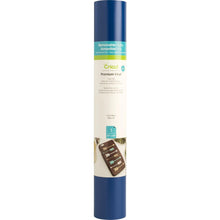 गैलरी व्यूवर में इमेज लोड करें, Cricut - Vinyl 12"X48" Roll - Vivid Blue. Ideal for making removable decals, labels, home decor, media covers and other DIY projects! Cut intricate images that adhere but leave behind no stubborn residue. This package contains one 12x48 inch roll of vinyl. Imported. Available at Embellish Away located in Bowmanville Ontario Canada.
