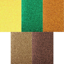 Cargar imagen en el visor de la galería, ETC Papers - Non-Shed Glitter Cardstock 6"X6" - 10/Pkg - Fall. Available at Embellish Away located in Bowmanville Ontario Canada.
