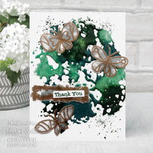 Load image into Gallery viewer, Woodware - Clear Singles - Texture Palette - 6inx8in. Fun way to create individual pieces of art.  Mix and match the texture components to make cards, scrapbook pages, art journals and so much more. Available at Embellish Away located in Bowmanville Ontario Canada. Example b Christine Smith
