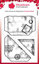 गैलरी व्यूवर में इमेज लोड करें, Woodware - Clear Singles - Paper Pockets. The precise cutting of these stamps will ensure clear and complete prints every time. Use with inks, embossing powders and other products, to create beautiful decorations on a multitude of craft projects. Available at Embellish Away located in Bowmanville Ontario Canada.
