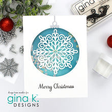 Load image into Gallery viewer, Gina K. Designs - Dies - Circle Shadow Shakers. These dies are compatible with most die cutting machines.  Follow the manufacturer's instructions for your specific machine for cutting wafer thin dies. Available at Embellish Away located in Bowmanville Ontario Canada. Card design by brand ambassador.
