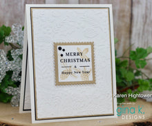 Charger l'image dans la galerie, Gina K. Designs - Embossing Folder - Holiday Flora. The embossing folders create deeply etched designs for a truly dimensional effect. They can also be used for a verity of fun cardmaking techniques. Embossing folders measure 5 x 7 inches. Available at Embellish Away located in Bowmanville Ontario Canada. Card design by Karen Hightower.

