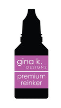 Load image into Gallery viewer, Gina K. Designs - Ink Refills - Orchid &amp; Lilac. These Acid Free and PH-Neutral. Use to re-ink Gina K. Designs Color Coordinates Ink Pad and for other techniques. Available: Orchid Light, Orchid Medium, Orchid Dark, Lilac Light, Lilac Medium, Lilac Dark. Available at Embellish Away located in Bowmanville Ontario Canada.
