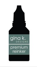 Load image into Gallery viewer, Gina K. Designs - Ink Refills - Layering Inks. Re-inkers are Acid Free and PH-Neutral. Use to re-ink Gina K. Designs Color Coordinates Ink Pad and for other techniques. Available: Carnation Light, Carnation Medium, Carnations Dark, Spruce Light, Spruce Medium, Spruce Dark. Available at Embellish Away located in Bowmanville Ontario Canada. Spruce Dark
