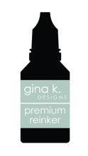 Load image into Gallery viewer, Gina K. Designs - Ink Refills - Layering Inks. Re-inkers are Acid Free and PH-Neutral. Use to re-ink Gina K. Designs Color Coordinates Ink Pad and for other techniques. Available: Carnation Light, Carnation Medium, Carnations Dark, Spruce Light, Spruce Medium, Spruce Dark. Available at Embellish Away located in Bowmanville Ontario Canada. Spruce Light
