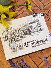 Charger l'image dans la galerie,  Gina K. Designs - Stamp &amp; Die Set - Beautiful Barnyard. Melanie Muenchinger continues her nature series and follows up Farmyard Friends with the coordinating Beautiful Barnyard set. Available at Embellish Away located in Bowmanville Ontario Canada. Example by brand ambassador.
