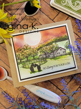 Charger l'image dans la galerie,  Gina K. Designs - Stamp &amp; Die Set - Beautiful Barnyard. Melanie Muenchinger continues her nature series and follows up Farmyard Friends with the coordinating Beautiful Barnyard set. Available at Embellish Away located in Bowmanville Ontario Canada. Example by brand ambassador.
