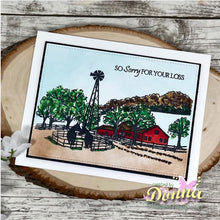 Charger l'image dans la galerie,  Gina K. Designs - Stamp &amp; Die Set - Beautiful Barnyard. Melanie Muenchinger continues her nature series and follows up Farmyard Friends with the coordinating Beautiful Barnyard set. Available at Embellish Away located in Bowmanville Ontario Canada. Example by brand ambassador.
