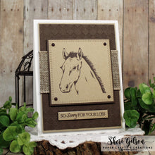 Charger l'image dans la galerie,  Gina K. Designs - Stamp &amp; Die Set - Beautiful Barnyard. Melanie Muenchinger continues her nature series and follows up Farmyard Friends with the coordinating Beautiful Barnyard set. Available at Embellish Away located in Bowmanville Ontario Canada. Example by brand ambassador.

