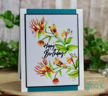 गैलरी व्यूवर में इमेज लोड करें, Gina K. Designs - Stamps - Antique Roses. Antique Roses is a stamp set by Hannah Drapinski. This set is made of premium clear photopolymer and measures 6" X 8".   Made in the USA. Available at Embellish Away located in Bowmanville Ontario Canada.
