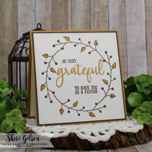 Load image into Gallery viewer, Gina K. Designs - Stamps - Autumn Branches. Autumn Branches is a stamp set by Beth Silika. This set is made of premium clear photopolymer and measures 6" X 8". Made in the USA. Available at Embellish Away located in Bowmanville Ontario Canada. Card design by Shari Gilson
