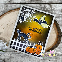 Charger l'image dans la galerie, Gina K. Designs - Stamps - Frightful and Delightful. Frightful and Delightful is a stamp set by Beth Silika. This set is made of premium clear photopolymer and measures 6" X 8".   Made in the USA. Available at Embellish Away located in Bowmanville Ontario Canada. Card design by Donna.
