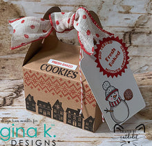 Load image into Gallery viewer, Gina K. Designs - Stamps - Kitchen Tags. Kitchen Tags is a stamp set by Debrah Warner. This set is made of premium clear photopolymer and measures 6" X 8".   Made in the USA  This stamp set coordinates with the Tag Trio die set. Available at Embellish Away located in Bowmanville Ontario Canada.
