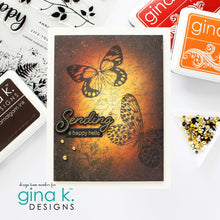 Load image into Gallery viewer, Gina K. Designs - Stamps - Summer Silhouettes. Summer Silhouettes is a stamp set by Gina K Designs. This set is made of premium clear photopolymer and measures 6" X 8". Made in the USA. Available at Embellish Away located in Bowmanville Ontario Canada. Card design by brand ambassador.
