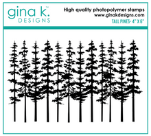 Charger l'image dans la galerie, Gina K. Designs - Stamps - Tall Pine. Clear Background Stamp. Available at Embellish Away located in Bowmanville Ontario Canada.
