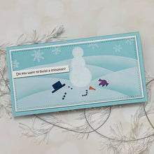 Charger l'image dans la galerie, Gina K. Designs - Stamps - Winter Wonderland. Winter Wonderland is a stamp set by Beth Siliaka. This set is made of premium clear photopolymer and measures 6" X 8".   Made in the USA. Available at Embellish Away located in Bowmanville Ontario Canada. - Slimline card designed by Gina K.
