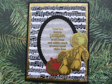 Charger l'image dans la galerie, Gina K. designs - Background Stamp - Music Medley. Music Medley is a stamp set by Gina K Designs. This set is made of premium clear photopolymer and measures 6" X 6".   Made in the USA. Available at Embellish Away located in Bowmanville Ontario Canada. Card Example by Debra Warner.
