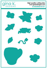 Load image into Gallery viewer, Gina K. designs - Stamps and Die Set - Be Encouraged. Be Encouraged is a stamp set by Lisa Hetrick. This set is made of premium clear photopolymer and measures 6" X 8". Dies are compatible with most die-cutting machines. Available at Embellish Away located in Bowmanville Ontario Canada.

