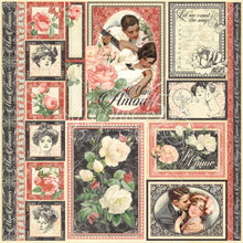 Charger l'image dans la galerie, Graphic 45 - Collector's Edition Pack 8"X8" - Mon Amor. The perfect addition to your cards, scrapbooks and other paper crafts! This package contains 24 8x8 inch double-sided papers in 12 designs (two of each design). Archival quality. Made in USA. Available at Embellish Away located in Bowmanville Ontario Canada.
