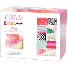 Cargar imagen en el visor de la galería, Heidi Swapp - A2 Cards W/Envelopes (4.375"X5.75") 40/Box - Color Fresh. Show your loved ones how much they mean to you with a handwritten greeting card. With beautiful sentiments to suit every milestone, ensure that any occasion is a special one. This 3.5x6 inch package contains 40 cards and coordinating envelopes. Imported. Available at Embellish Away located in Bowmanville Ontario Canada.
