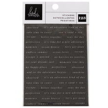 Load image into Gallery viewer, Heidi Swapp - Sentiment Stickers - 123/Pkg - Set Sail. Available at Embellish Away located in Bowmanville Ontario Canada.
