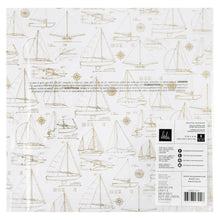 Load image into Gallery viewer, Heidi Swapp - Specialty Paper 12"X12" - Acetate W/Gold Foil - Set Sail. Available at Embellish Away located in Bowmanville Ontario Canada.
