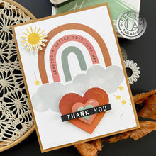 Cargar imagen en el visor de la galería, Hero Arts - Clear Stamp - Rainbow Heroscape. Build your perfect rainbow with this HeroScape stamp set featuring six rainbow stripes, eleven sentiments, as well as stars, clouds, hearts, and a sun and moon. Available at Embellish Away located in Bowmanville Ontario Canada.
