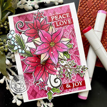 Cargar imagen en el visor de la galería, Hero Arts - Cling Stamp 6"X6" - Argyle Pattern Bold Prints. Are you ready for sweater weather? This Bold Print may look like it is only for holidays, but stamp this in a bright Ombre ink and this will be your new favorite year-round stamp. It is a classic pattern with endless uses. Also one of our favorites for mixed media projects. Available at Embellish Away located in Bowmanville Ontario Canada. card design by Debi Adams.
