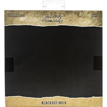 Load image into Gallery viewer, Idea-Ology - Kraft Stock Cardstock Pad 8"X8" - 24/Pkg - Blackout. A collection of printed paper that can be embossed and sanded to reveal the kraft foundation. This package contains 24 8x8 inch cardstock sheets. Imported. Available at Embellish Away located in Bowmanville Ontario Canada.
