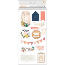 Cargar imagen en el visor de la galería, American Crafts - Jen Hadfield - Peaceful Heart - Thickers Stickers - 134/Pkg - Phrase. Imported. Available at Embellish Away located in Bowmanville Ontario Canada.
