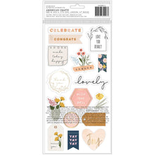 Cargar imagen en el visor de la galería, American Crafts - Jen Hadfield - Peaceful Heart - Thickers Stickers - 134/Pkg - Phrase. Imported. Available at Embellish Away located in Bowmanville Ontario Canada.
