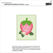 Charger l'image dans la galerie, Lawn Fawn - Cuts Custom Craft Die - Stitched Strawberry Frame
