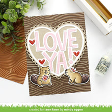 Cargar imagen en el visor de la galería, Lawn Fawn - Lawn Cuts Background Hot Foil Plate - Woodgrain. Add a foiled design to your craft projects! These plates can be used with most hot foil machines, and leave a shiny impression but no cut lines on your cards. Approximate size: 4.25x5.5 in. Available at Embellish Away located in Bowmanville Ontario Canada. Card by Mindy Eggen.
