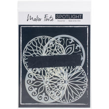 गैलरी व्यूवर में इमेज लोड करें, Maker Forte - Stencils Spotlight Insert - Collection 2. This package includes 4 circle dies that measure 3.5" and designed to coordinate with the Spotlight Stencil Line. Made in USA. Available at Embellish Away located in Bowmanville Ontario Canada.
