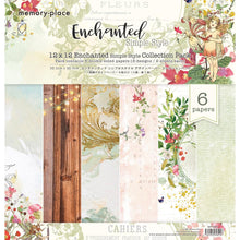 Load image into Gallery viewer, Memory Place - Double-Sided Paper Pack 12"X12" - 6/Pkg - Simple Style Enchanted. This pack includes 6 double-sided papers, 3 designs, 2 sheets each. Made in Japan. Available at Embellish Away located in Bowmanville Ontario Canada.
