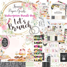 Cargar imagen en el visor de la galería, Memory Place - Kawaii Paper Goods Bundle Box - Let's Brunch. Made in Japan. Available at Embellish Away located in Bowmanville Ontario Canada.

