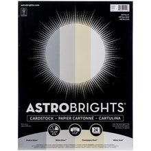 Charger l'image dans la galerie, Neenah - Metallic Cardstock 8.5"X11" - 24/Pkg - Astrobrights - 4 Colors/6 Each. The perfect addition to your paper crafting projects. This package contains 24 8.5x11 inch sheets in four colors (six of each color). Acid and lignin free. Made in USA. Available at Embellish Away located in Bowmanville Ontario Canada.
