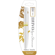 Load image into Gallery viewer, Nuvo - Aqua Shimmer Pen - Choose from a Variety. Nuvo Aqua pens are uniquely designed to create a glitter effect to existing images and media. The perfectly formed brush nib makes the pens extremely versatile and is perfect for adding small glittery detail or making large shimmering areas. This package contains one 6.25 inch long shimmer pen. Imported.  Available: Blush Rosette, Opal Quartz, Sunlit Sienna, Midas Touch. Available at Embellish Away located in Bowmanville Ontario Canada.
