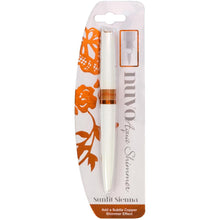 Load image into Gallery viewer, Nuvo - Aqua Shimmer Pen - Choose from a Variety. Nuvo Aqua pens are uniquely designed to create a glitter effect to existing images and media. The perfectly formed brush nib makes the pens extremely versatile and is perfect for adding small glittery detail or making large shimmering areas. This package contains one 6.25 inch long shimmer pen. Imported.  Available: Blush Rosette, Opal Quartz, Sunlit Sienna, Midas Touch. Available at Embellish Away located in Bowmanville Ontario Canada.
