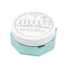 Cargar imagen en el visor de la galería, Nuvo - Crackle Mousse - Select from a Variety. Add metallic dimensional details to your craft projects! Each package contains 2.2oz of crackle mousse. Conforms to ASTM D 4236. Comes in a variety of colors. Each sold separately. Imported.  Options: Rose Hip, Water Nymph, Ivory Coast, Russian White, Egyptian Gold, Wrought Iron. Available at Embellish Away located in Bowmanville Ontario Canada.
