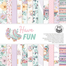 Load image into Gallery viewer, P13 - Double-Sided Paper Pad 6"X6" - 24/Pkg - Have Fun. The perfect start to all your paper crafting projects! This package contains twenty four 6x6 inch double-sided sheets in six different designs, plus two additional designs on the covers. Available at Embellish Away Located in Bowmanville Ontario Canada.
