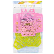 Load image into Gallery viewer, Paige Evans - Mini Envelope Stencils - 3/Pkg - Garden Shoppe. Available at Embellish Away located in Bowmanville Ontario Canada.
