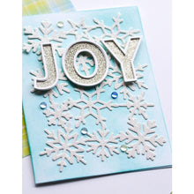 Cargar imagen en el visor de la galería, Poppystamps - Metal Die - Snowflake Background. Available at Embellish Away located in Bowmanville Ontario Canada.
