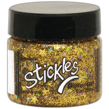 Charger l'image dans la galerie, Ranger - Stickles Glitter Gels - Select from dropdown. Stickles Glitter Gels are easily spreadable and work great applied through a stencil or directly to surface. Assorted sizes and shapes of glitter make crafts, mixed media and more truly sparkle! This package contains 1oz of glitter gel. Available at Embellish Away located in Bowmanville Ontario Canada. Solar Flare
