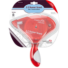 Load image into Gallery viewer, Scrapbook Adhesives - E-Z Runner Grand - Adhesive Permanent - .3"X150'. Scrapbook Adhesives-E Z Runner Grand Adhesive: Permanent. This high tack, ultra strong double-sided adhesive is great for straight lines and curves. This package contains one E-Z Runner Grand Adhesive with 150 feet of 3/10 inch wide adhesive. Available at Embellish Away located in Bowmanville Ontario Canada.
