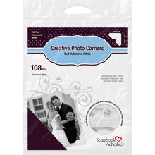 गैलरी व्यूवर में इमेज लोड करें, Scrapbook Adhesives - Paper Photo Corners Self-Adhesive - 108/Pk - White. 3L CORP-Classic Style Paper Photo Corners. Classic style paper corners in an easy to use self-adhesive version. Perfect for safely adhering photos to scrapbook pages so that they can be taken out without damage. Archival quality, Available at Embellish Away located in Bowmanville Ontario Canada.

